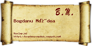 Bogdanu Médea névjegykártya